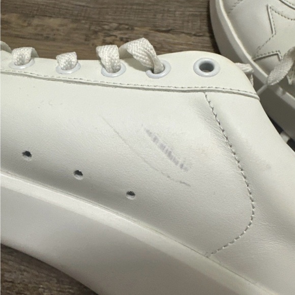 Women's Golden Goose sneakers in white and pink glitter. - Picture 6 of 11